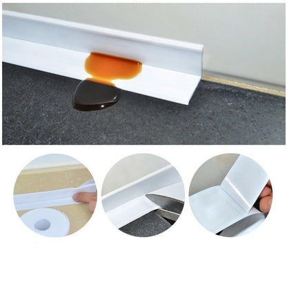 🚰 Self-Adhesive White Caulk Tape – PE Waterproof Sealant Strip, 5M Length, Strong Adhesion, Easy-to-Apply for Bathroom & Kitchen Edge Protection