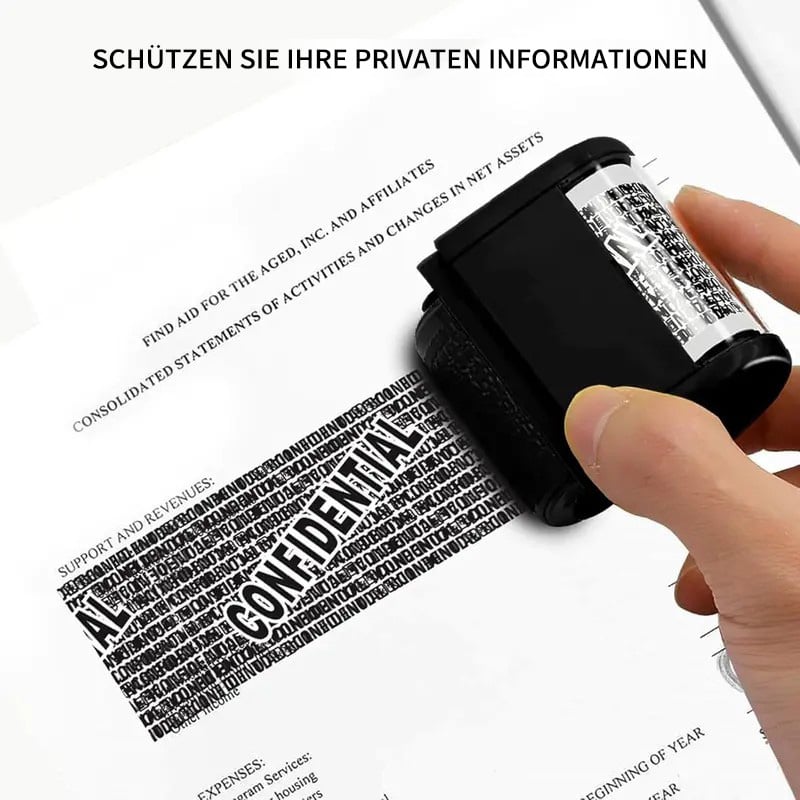 📝Sicherheits-Rollenstempel zum Schutz deiner Privatsphäre