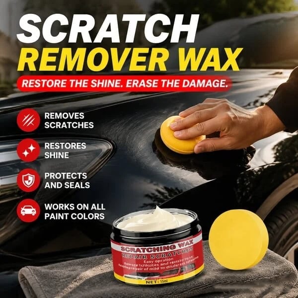 LAST DAY 60% OFF🔥Ultimate Car Scratch Remover Wax