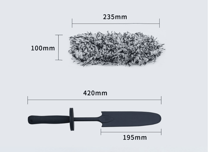 💎Wheel Barrel Brush, Cleaning Brush for Wheels, 1 Pack