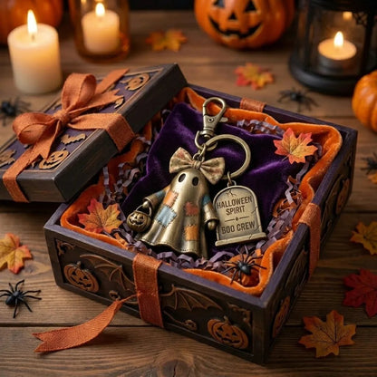 🔥Last Day 50% OFF🔥Halloween Spirit Boo Crew Ghost Keychain