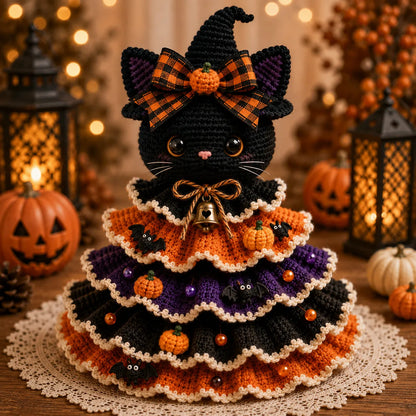 🎃 Halloween Crochet DIY Kit – Create Your Own Spooky Tabletop Decor