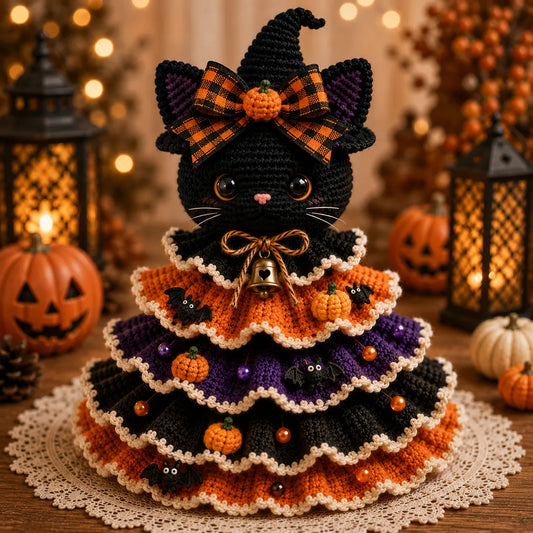 🎃 Halloween Crochet DIY Kit – Create Your Own Spooky Tabletop Decor