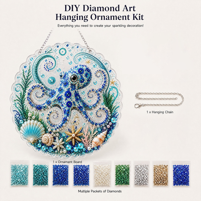 🔥 Last Day 49% OFF - 🌊✨Ocean Pearl Art DIY Hanging Ornament Kit