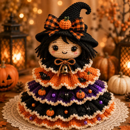 🎃 Halloween Crochet DIY Kit – Create Your Own Spooky Tabletop Decor