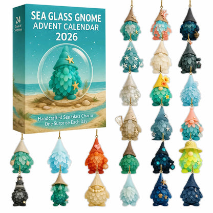 🔥HOT SALE🔥🌊🧝‍♂️Sea Glass Gnome Advent Calendar 2026