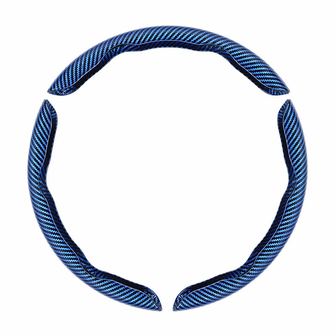 Non-Slip Half Cover Car Steering Wheel Protector | Easy Clip On Installation