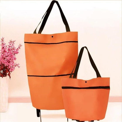 🔥LAST DAY-50% OFF🔥 2 in 1 Foldable Shopping Cart🎁