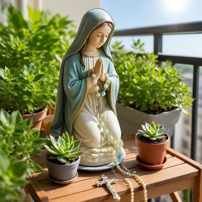 🔥Virgin Mary Rosary Holder （Necklace not included） - ⌛Limited Handmade Series