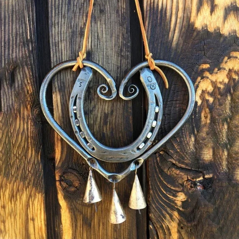 🎁100% Handmade | The Horseshoe Heart Wind Chime ❤️