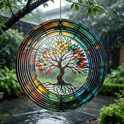 🎐 3D Rotating Wind Chime – Kinetic Hanging Wind Spinner for Garden, Balcony & Outdoor Decor