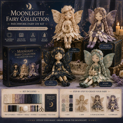 🔥LAST DAY 50% OFF🧚A Fairy Tale You Can Stitch – DIY Patchwork Fairy Doll Collection🧵Buy 2 Free Shipping