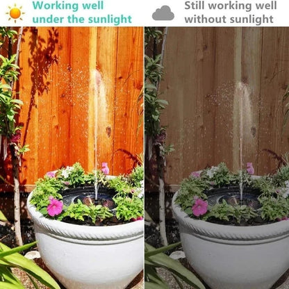 LAST DAY 49% OFF🔥Hot Sale🔥⛲ Solar Fountain, Solar Powered Bird Bath Fountain Pump(Buy 2 Free Shipping)