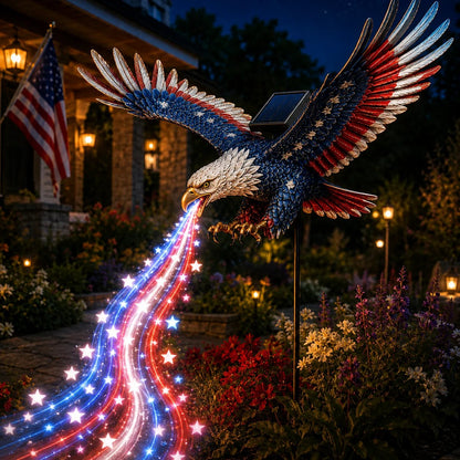 🔥Buy 2 Get 20% OFF🔥🦅 250th Anniversary Special – Eagle of Freedom Solar Garden Light