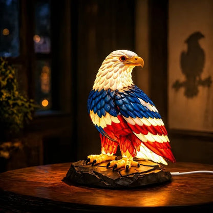 ⚡️Independence Day 49% OFF🦅🌙U.S. 250th Eagle Stained Glass Table Lamp✨