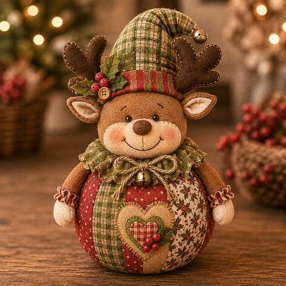 🎁Last Day 49% OFF - 🎄🎅Patchwork Fabric Doll DIY Kit