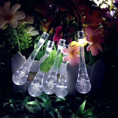 🔥No electricity bill all year round, 69% off✅ Outdoor solar-powered teardrop string lights