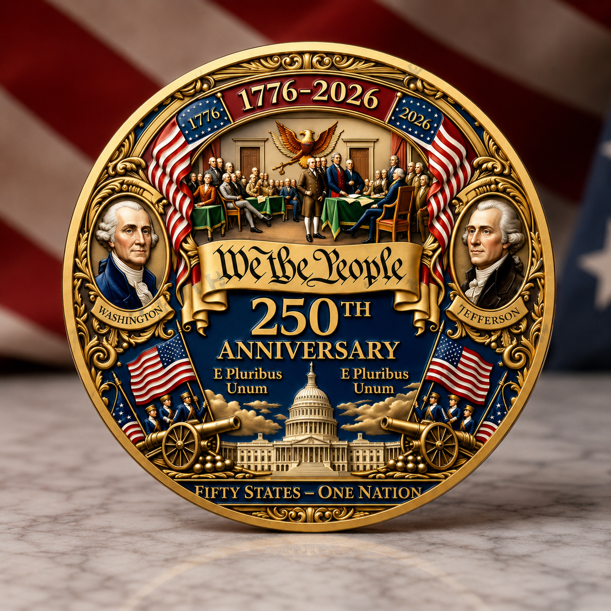 America 250th Anniversary Commemorative Coin
