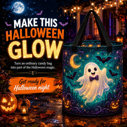 🎃Glow & Go™ LED Halloween Trick-or-Treat Candy Bag🍬