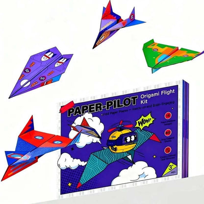 🎁Gift Idea Hot Sale 49% OFF🎄🛩️Creative DIY Paper Airplane Set For Kids