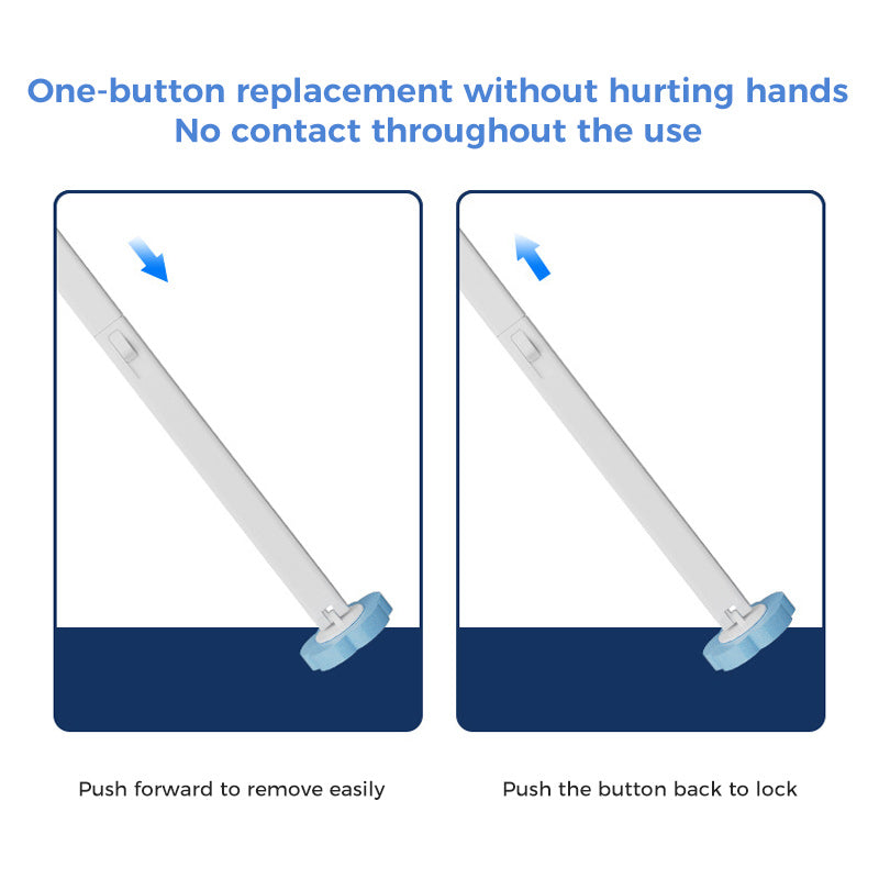 ⚡ Disposable Toilet Cleaning System – Hygienic One-Click Cleaning, No Residue Left, Easy to Use & Disposable 🧼