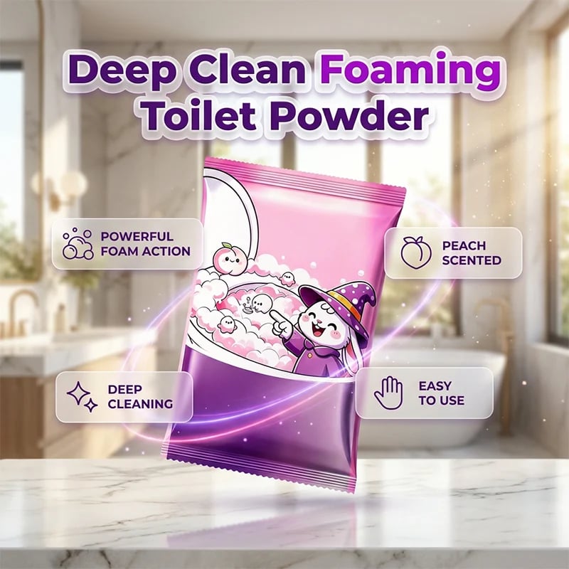 🔥HOT SALE🔥🛡️Automatic Foaming Toilet Bowl Cleaner Powder