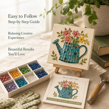 DIY Sea Glass Mosaic Art Kit — 8 Coastal Wall Art Designs