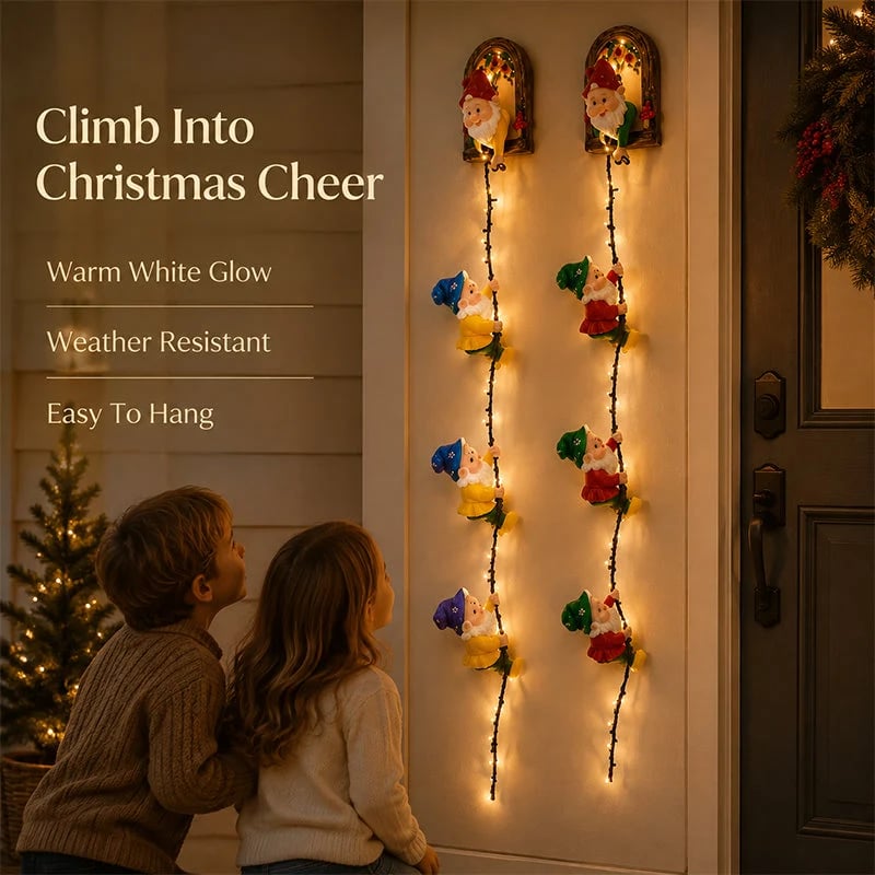 🎉🎄 Christmas Gnome String Lights