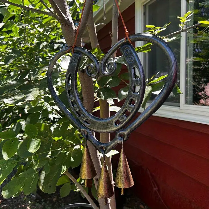 🎁100% Handmade | The Horseshoe Heart Wind Chime ❤️