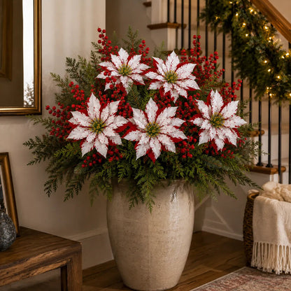 ❄️Last Day 50% OFF🔥Christmas Poinsettia Planter Inserts