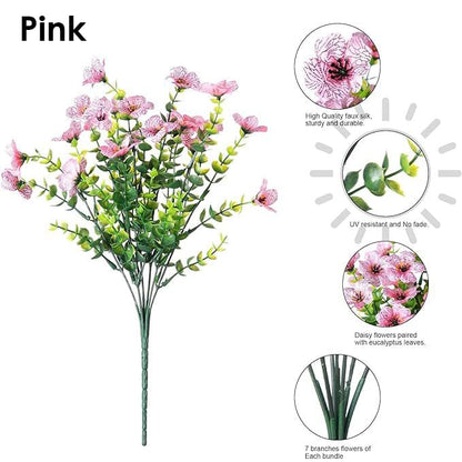 💐Buy More Save More! Artificial Violet Silk Flowers – 6 Colors, Perfect for Home & Wedding Decor