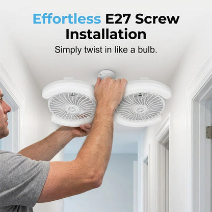 📢📢49% OFF !! ⏰Dual-Head LED Ceiling Fan with Light