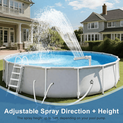 🌊Pool Fountain Waterfall Sprayer – Easy Install Pool Water Feature