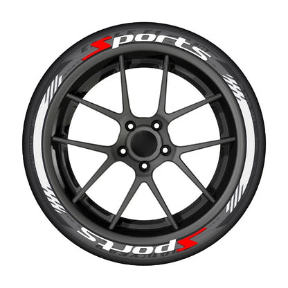 4Pcs 3D Car Tire Stickers – Waterproof Universal Wheel Decals | Motorcycle Auto Exterior Accessories