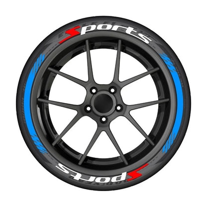 4Pcs 3D Car Tire Stickers – Waterproof Universal Wheel Decals | Motorcycle Auto Exterior Accessories