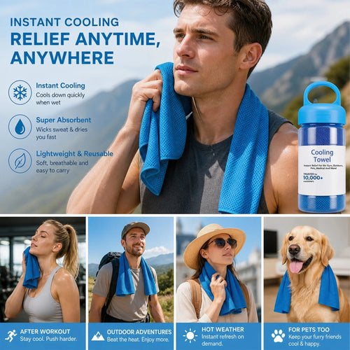 ⏰Summer Essentials🔥Absorbent Quick-Drying Gym Cooling Towels🧊