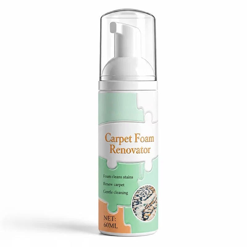 Waterless Carpet Foam Stain Remover with Towel