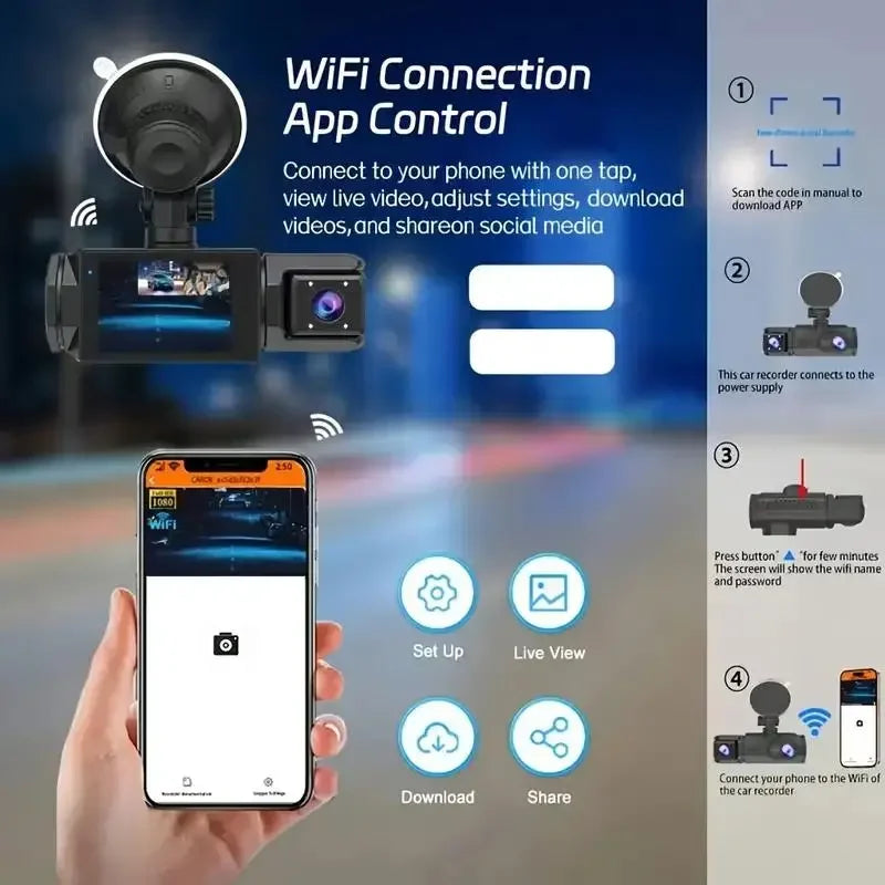 🔥Full View Car Dashcam System（The product does not include a memory card.）