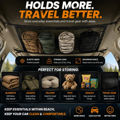 Car Roof Storage Net - The Space-Saving Upgrade Every Vehicle Needs