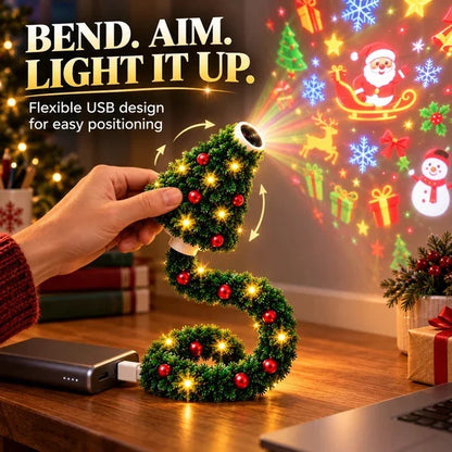 🔥last Day 49% Off 🔥 Magical Christmas Tree Usb Projector Light – Festive Holiday Atmosphere Lamp