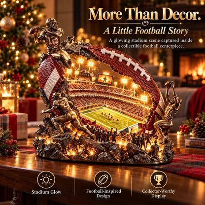 🏈 A Stadium Inside A Football™ – Lighted Game Day Collectible 🏟️