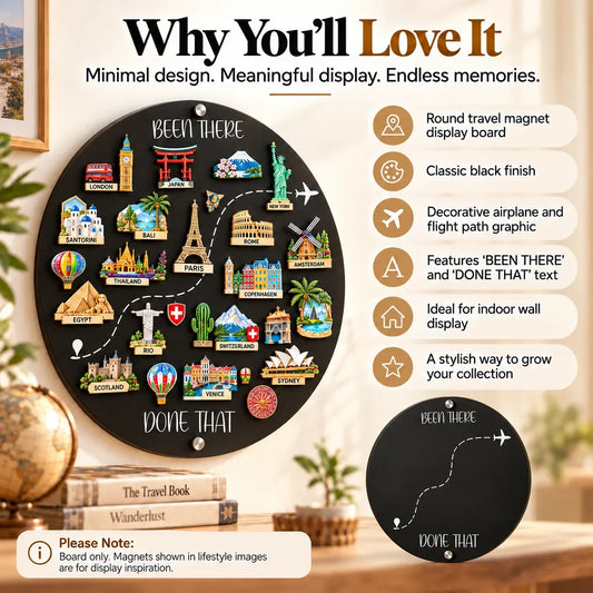🌎✨travel Magnet Board - 💕every Magnet Has A Story. Every Journey Deserves A Place