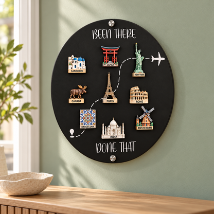🌎✨travel Magnet Board - 💕every Magnet Has A Story. Every Journey Deserves A Place