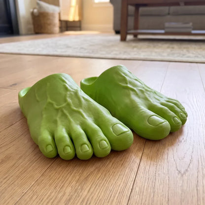 🔥 Last Day 49% Off -🦶 Halloween Barefoot Prank Slippers – Creepy Feet, Big Laughs! 👣
