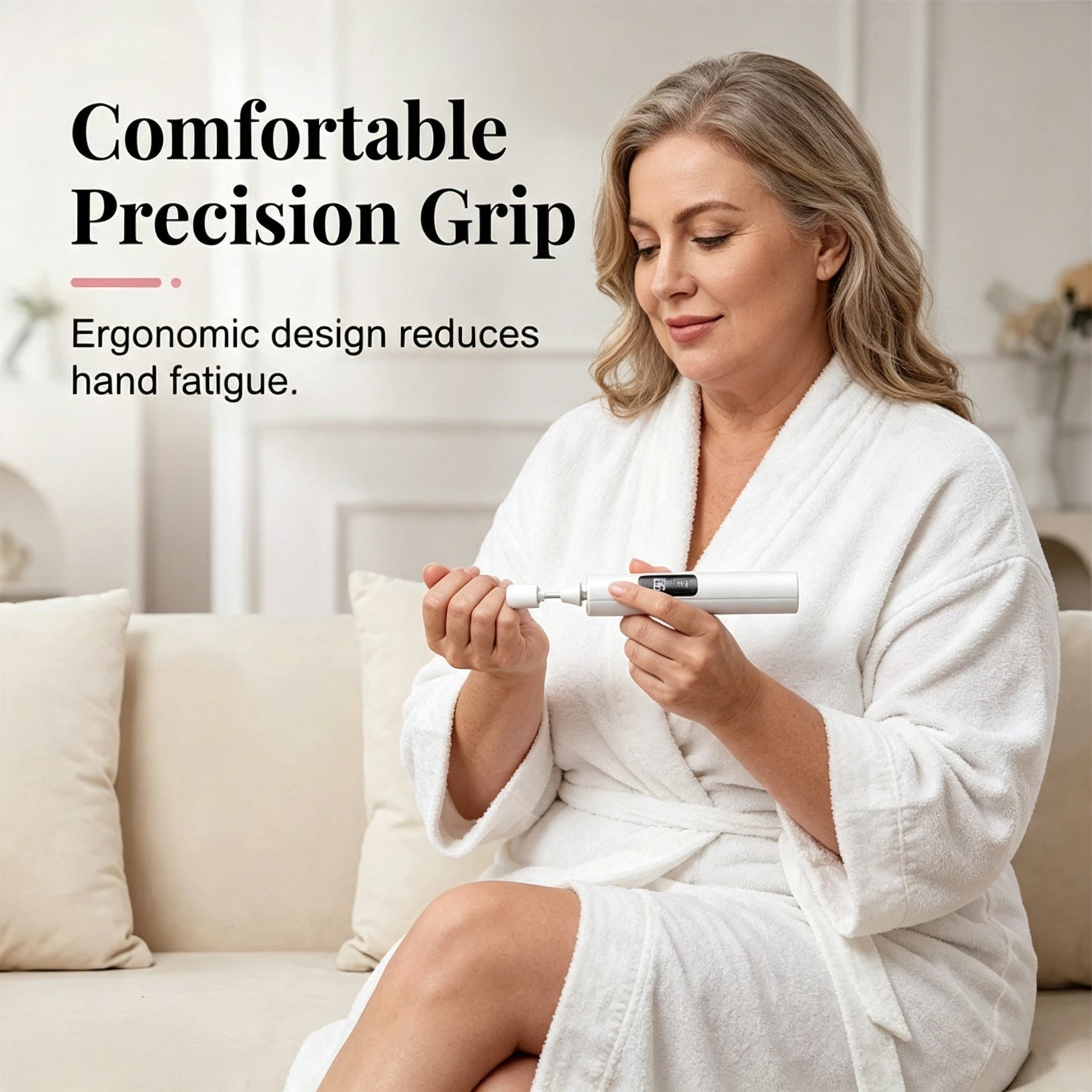 🔥 LAST DAY 56% OFF-Electric Nail Grinder With LED Light