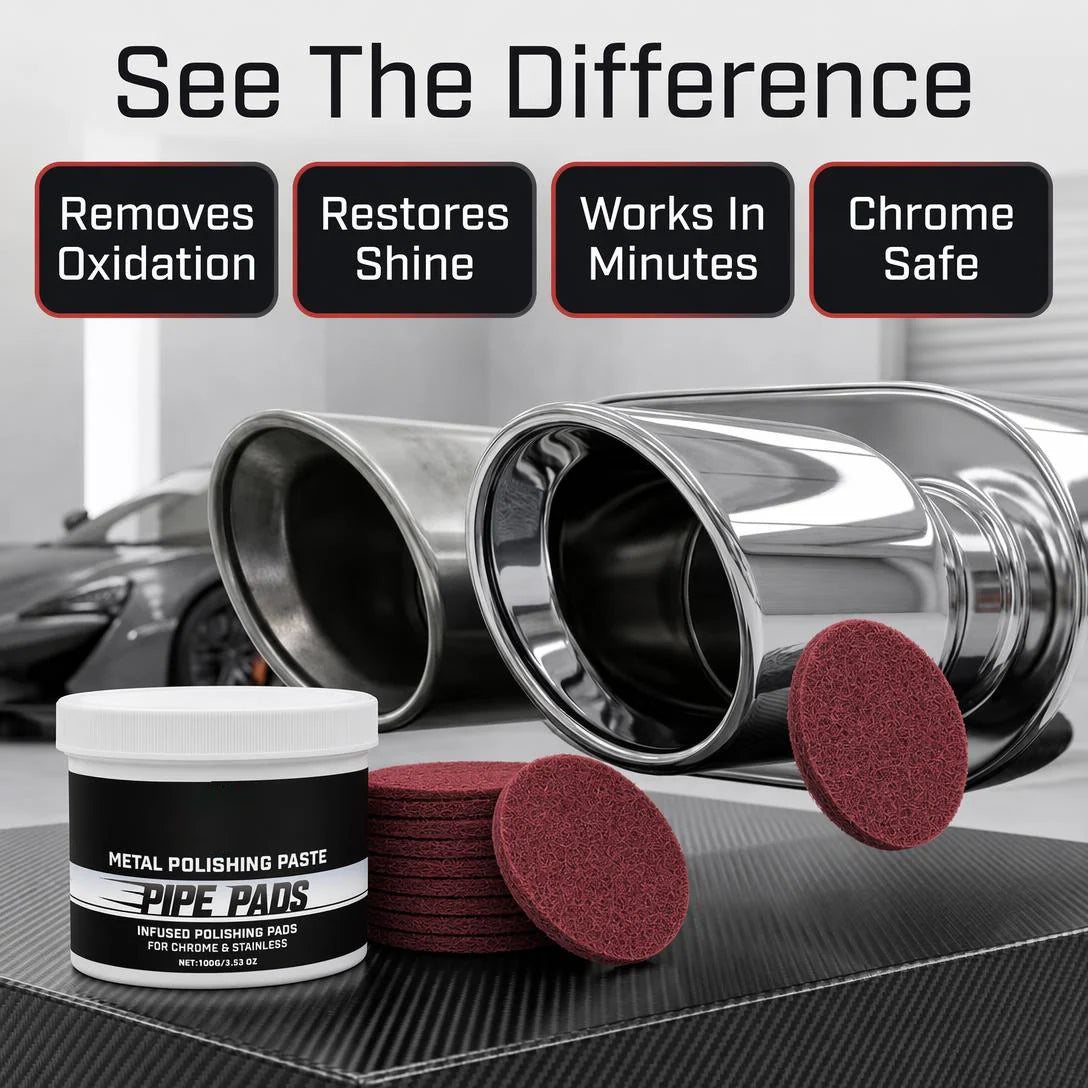 ✨ Mirror-Finish Polishing Pads – Help Reduce Scratches & Oxidation