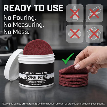 ✨ Mirror-Finish Polishing Pads – Help Reduce Scratches & Oxidation