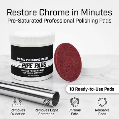 ✨ Mirror-Finish Polishing Pads – Help Reduce Scratches & Oxidation