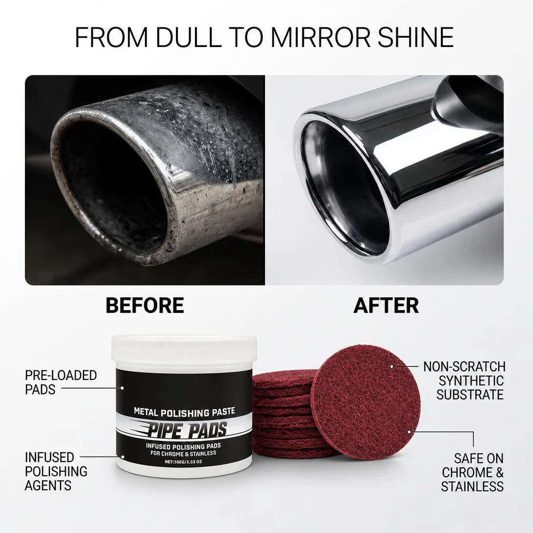 ✨ Mirror-Finish Polishing Pads – Help Reduce Scratches & Oxidation