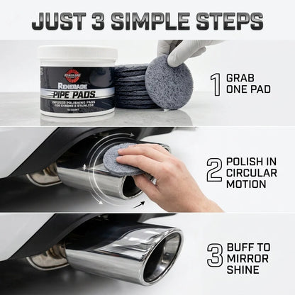 ✨ Mirror-Finish Polishing Pads – Help Reduce Scratches & Oxidation